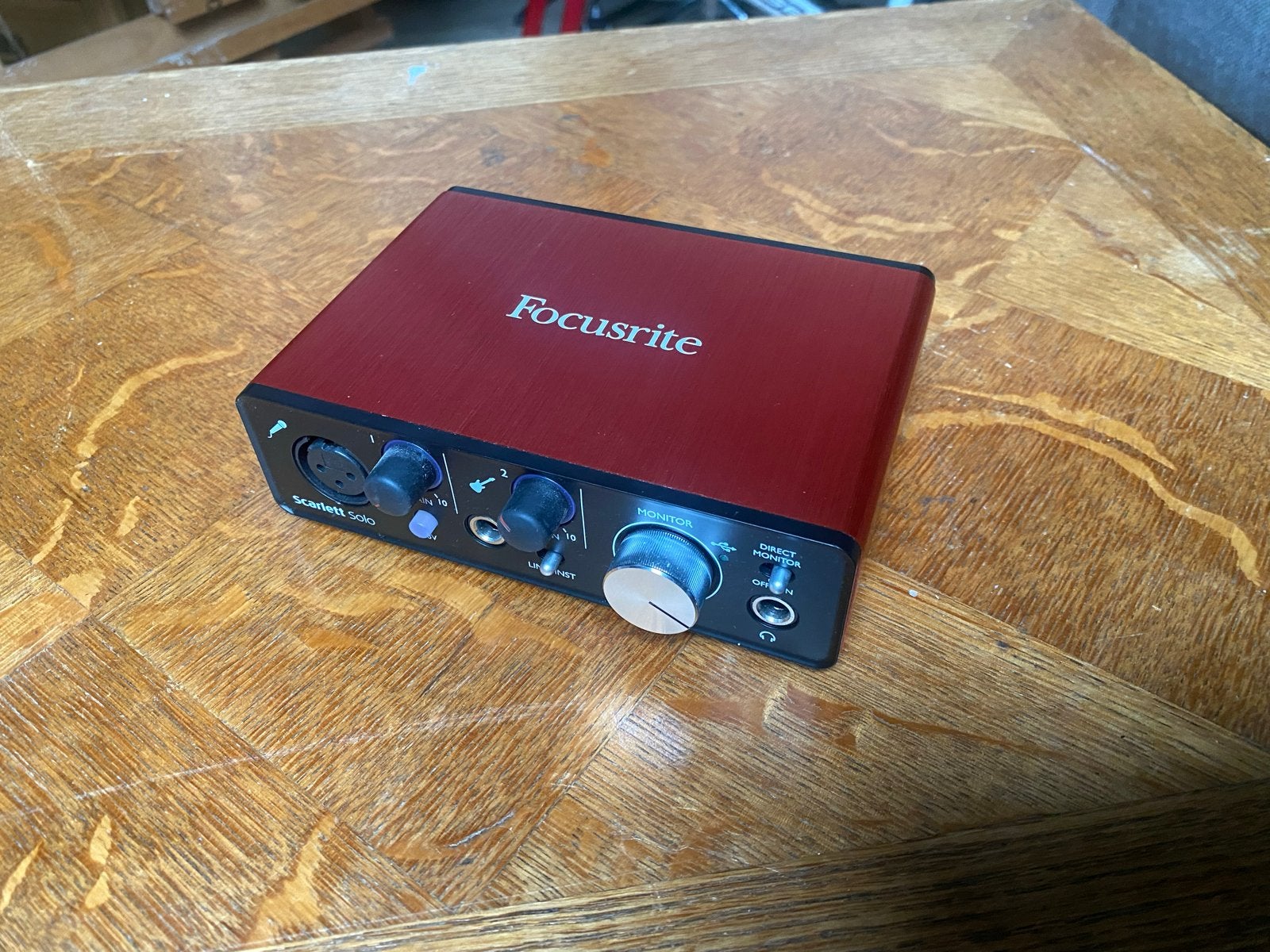 Focusrite Scarlett Solo 3rd Gen Audio Interface, Muziek en Instrumenten, Ophalen of Verzenden, Zo goed als nieuw