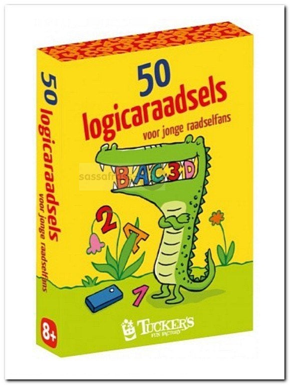 50 Logicaraadsels voor jonge raadselfans, Hobby en Vrije tijd, Vijf spelers of meer, Ophalen of Verzenden, Nieuw, Tucker's Fun Factory