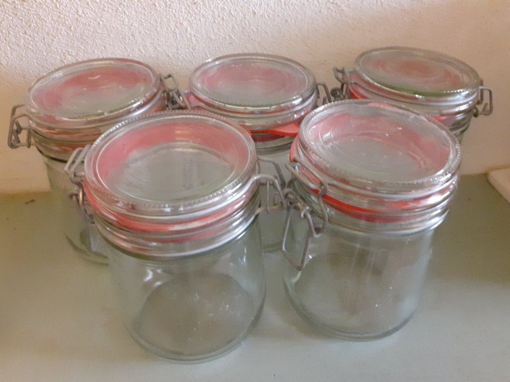 Weckpotten, Pot, Bus of Blik, Met deksel, Ophalen of Verzenden, Glas