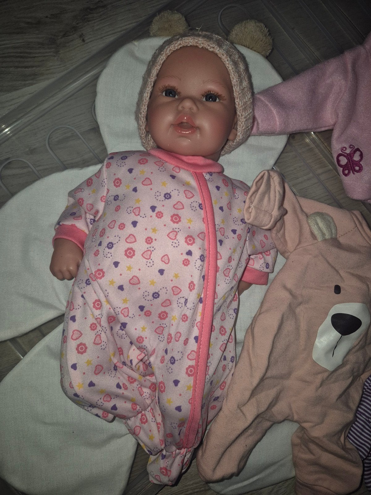 Llorens Babypop 32 cm met kleding, Ophalen of Verzenden, Zo goed als nieuw, Babypop