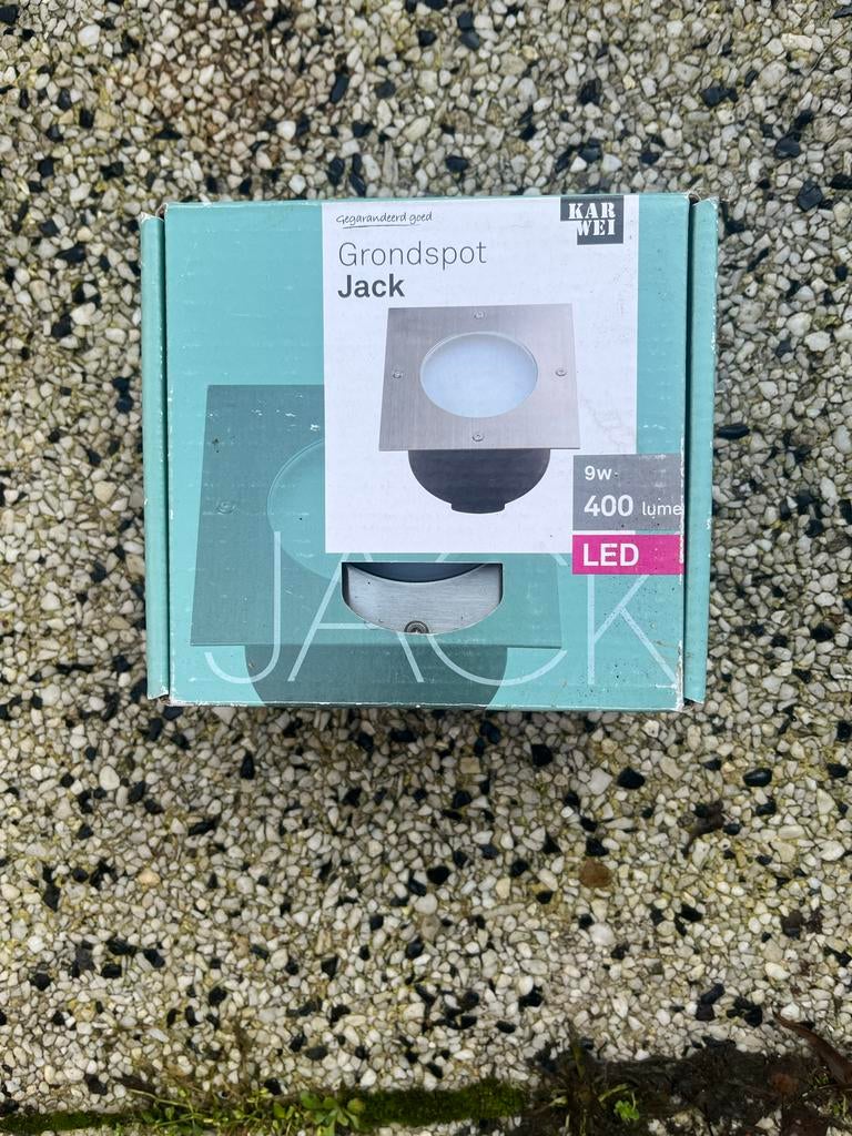 5 stuks Grondspot Jack 9W LED 400 lumen voor 50 euro., Tuin en Terras, Buitenverlichting, Minder dan 50 watt, Nieuw, Ophalen of Verzenden