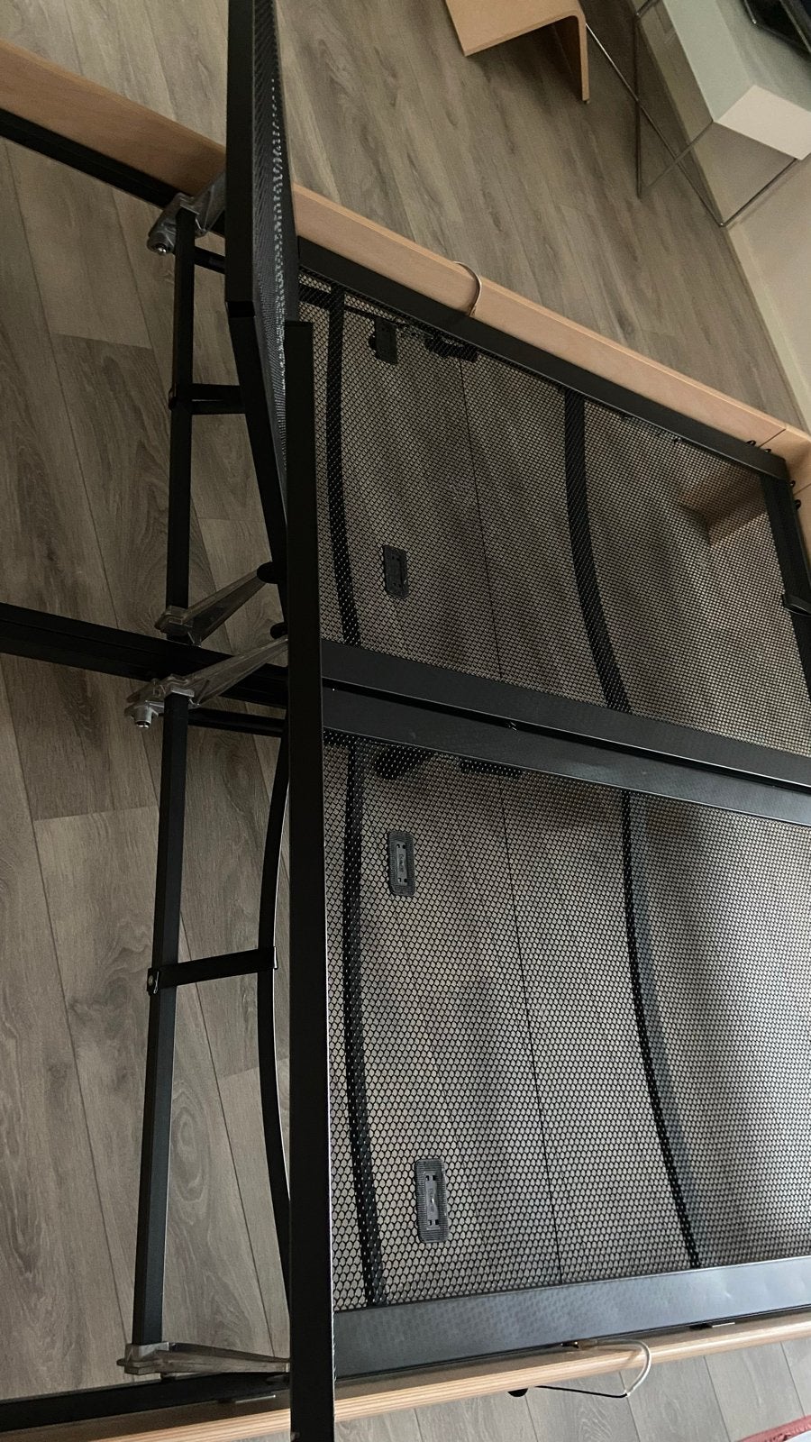 2 x Auping bedbodems 90 x 210  (excl. matrassen), Ophalen, 85 tot 100 cm, Gebruikt, Lattenbodem