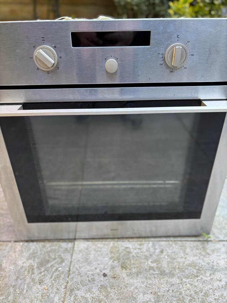 Gebruikte Inbouw Oven met Grill - Roestvrij Staal, Ophalen, Gebruikt, Hete lucht, Oven met grill
