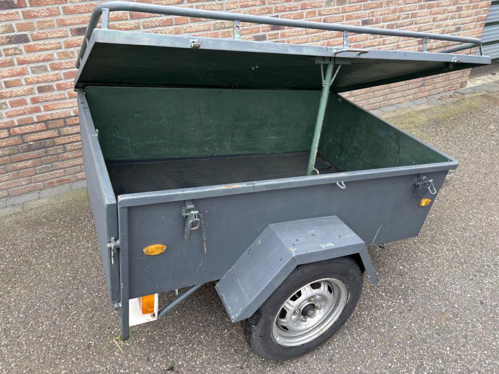 Bagagewagen aanhanger aanhangwagen enkelasser, Gebruikt