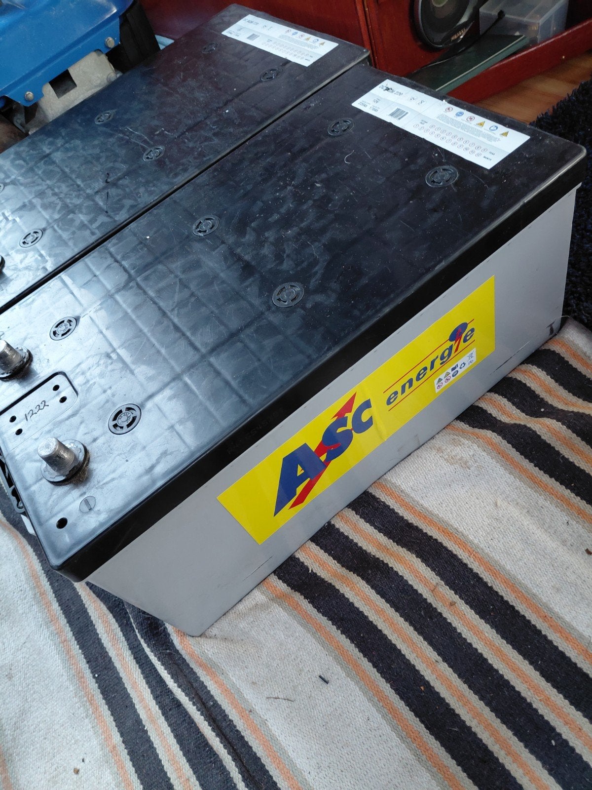 ASC Energie DC GM 220 Accu's (12V, 220Ah), Ophalen, Gebruikt, Overige automerken