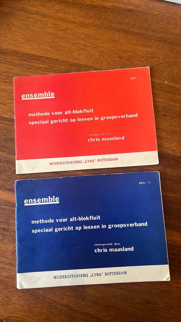 Ensemble alt-blokfluit muziekboekjes €1 per stuk, Ophalen of Verzenden, Artiest of Componist, Klassiek, Blokfluit