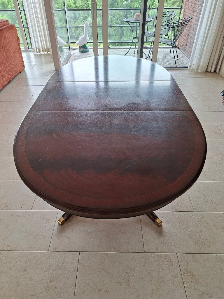 Uitschuifbare eettafel, Ophalen, Gebruikt, Klassiek, 50 tot 100 cm