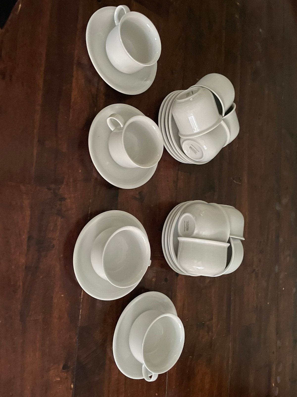 Thomas trend wit Germany koffie- en theekopjes met schotel, Huis en Inrichting, Ophalen of Verzenden, Zo goed als nieuw, Overige stijlen