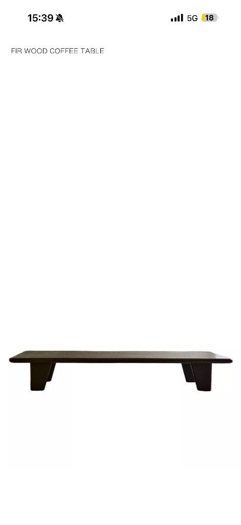Salontafel zara home, Huis en Inrichting, Ophalen, 100 tot 150 cm, Zo goed als nieuw, 150 tot 200 cm