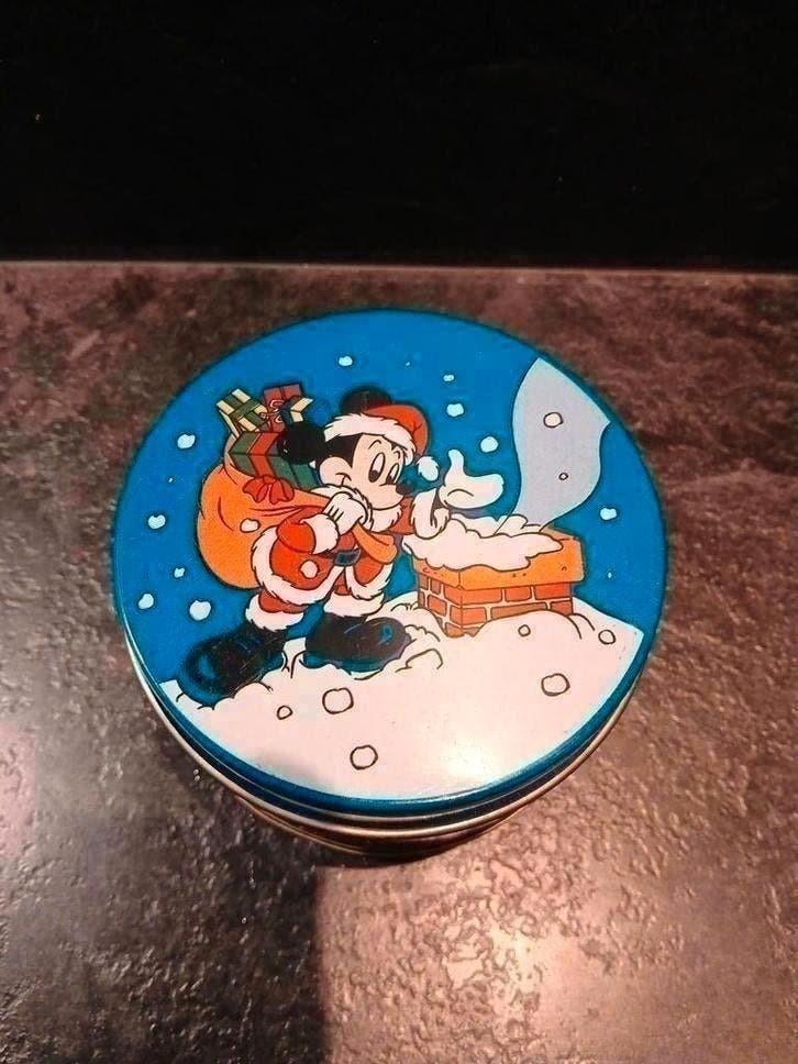 Vintage Mickey Mouse Kerst Kaarsenblik, Verzamelen, Disney, Ophalen of Verzenden, Mickey Mouse, Zo goed als nieuw, Overige typen