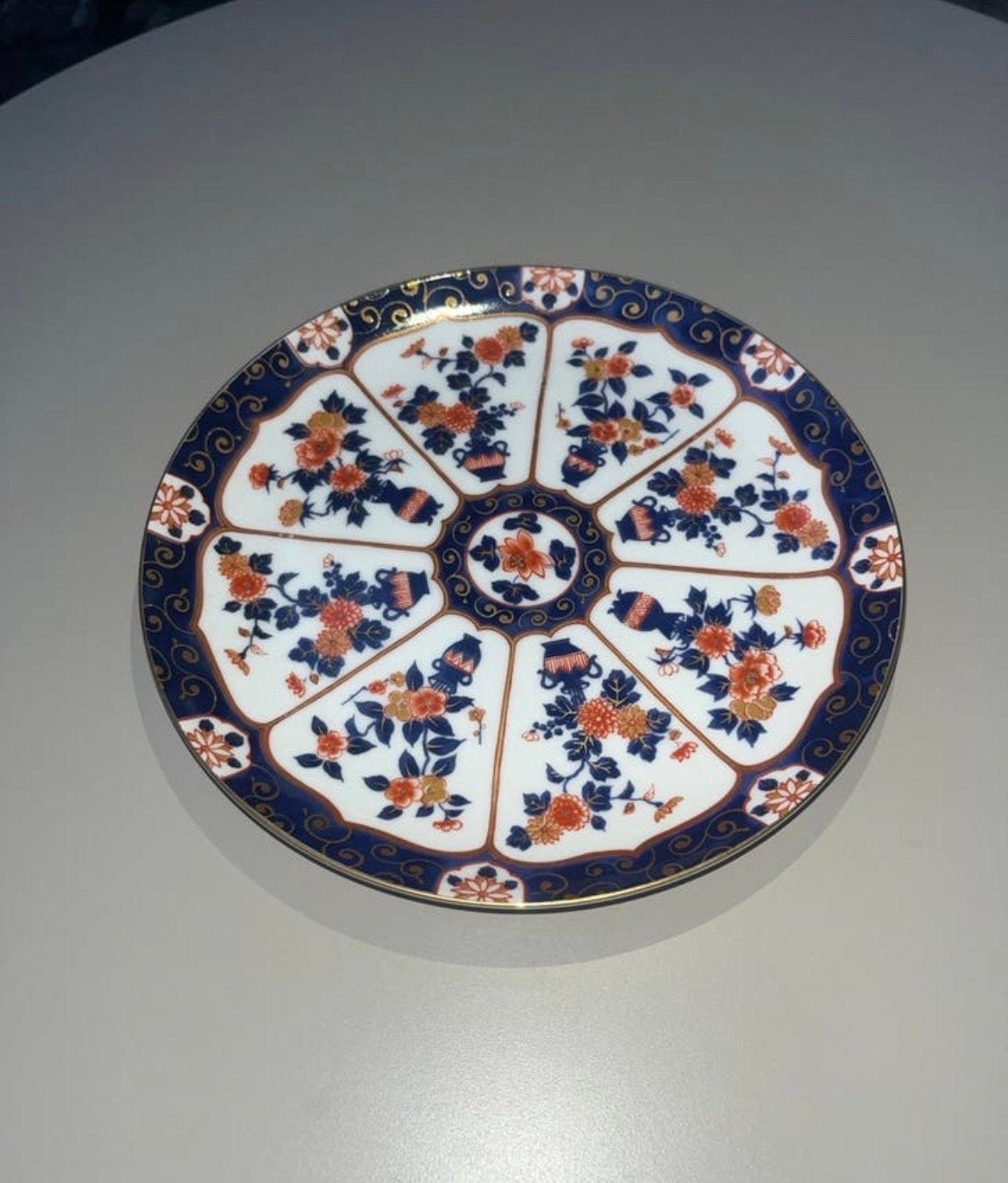 Vintage Japans Imari Stijl Bord - Vaga International, Ophalen of Verzenden