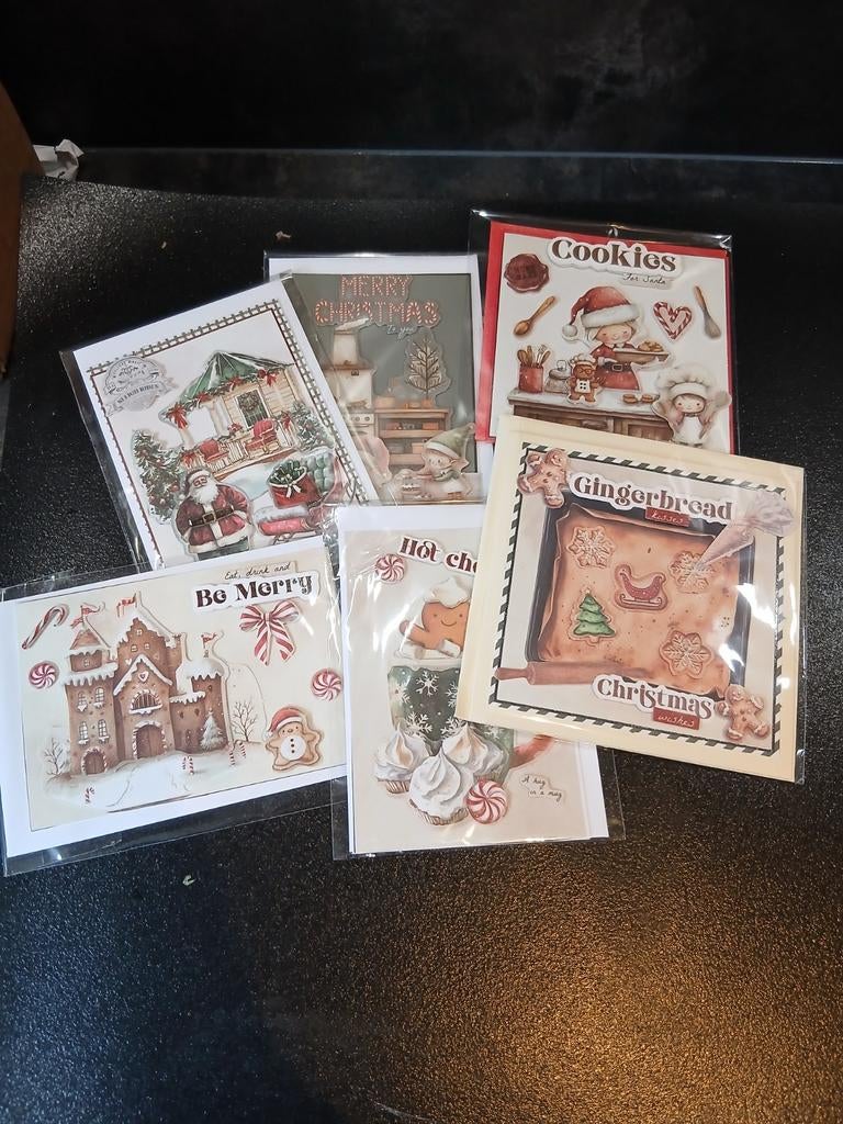 Handgemaakte/handgemaakte kerstkaarten, Ophalen of Verzenden, Nieuw, Kerst
