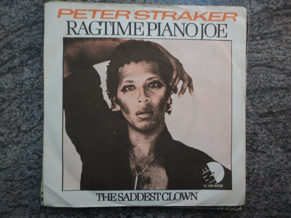 Peter Straker - Ragtime piano Joe NL 1977 FH, Gebruikt, Fotohoes, 7 inch, Ophalen of Verzenden