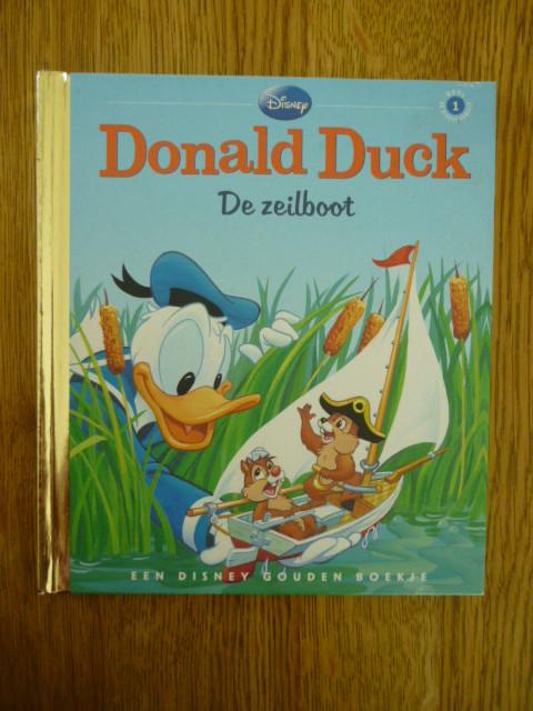 Donald Duck De zeilboot - een Disney gouden boekje, Ophalen of Verzenden, Zo goed als nieuw, Fictie algemeen, Gouden boekje