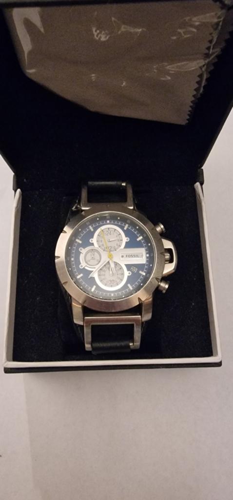 Robuust herenhorloge Fossil, Ophalen of Verzenden, Zo goed als nieuw