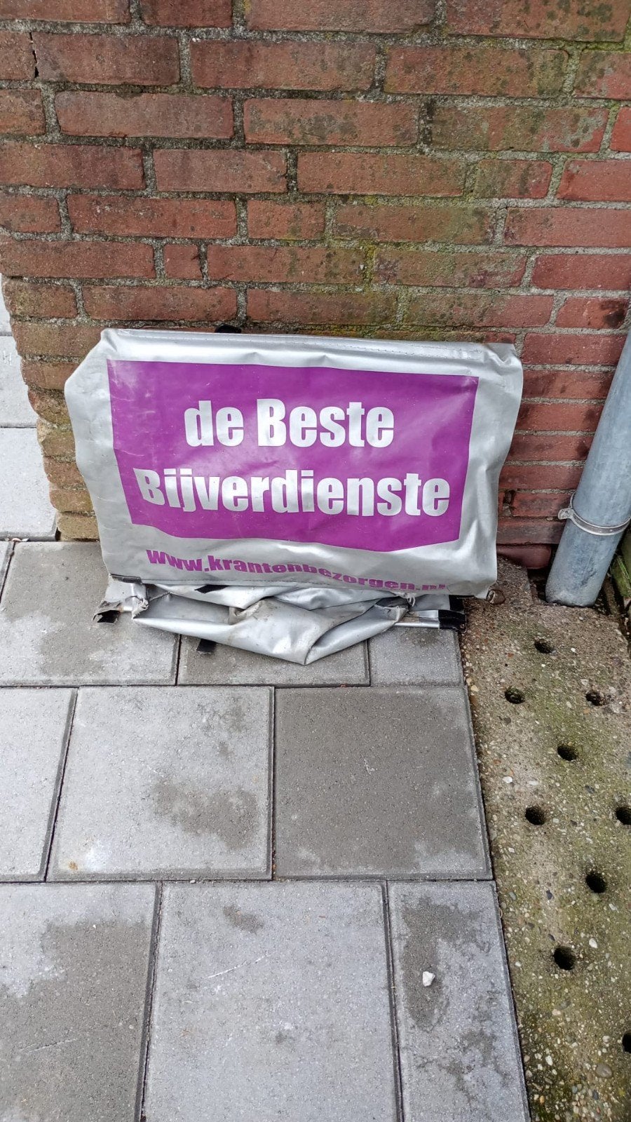 Krantentas / Fietstas voor krantenbezorging, Ophalen, Gebruikt, Onbekend