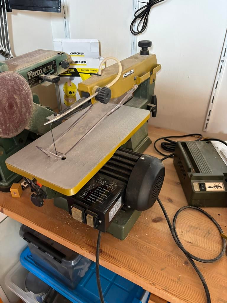 Proxxon DSH figuurzaag, Doe-het-zelf en Verbouw, Gereedschap | Zaagmachines, Ophalen, Zo goed als nieuw, 30 tot 70 mm, Figuurzaag