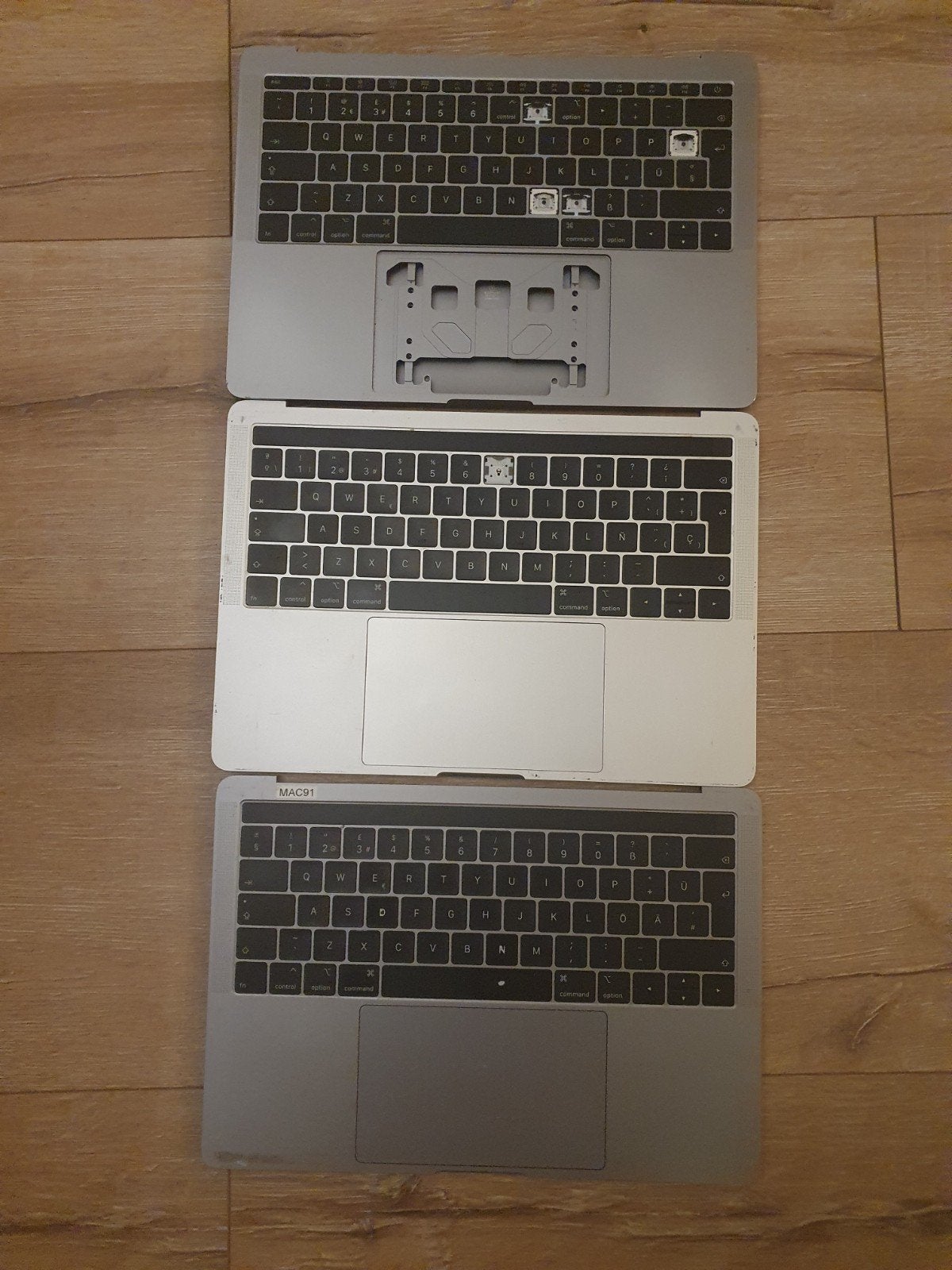 3x Macbook Pro A1989 /A1706 /A1708 Top Cases, Computers en Software, Apple Macbooks, Ophalen, MacBook Pro