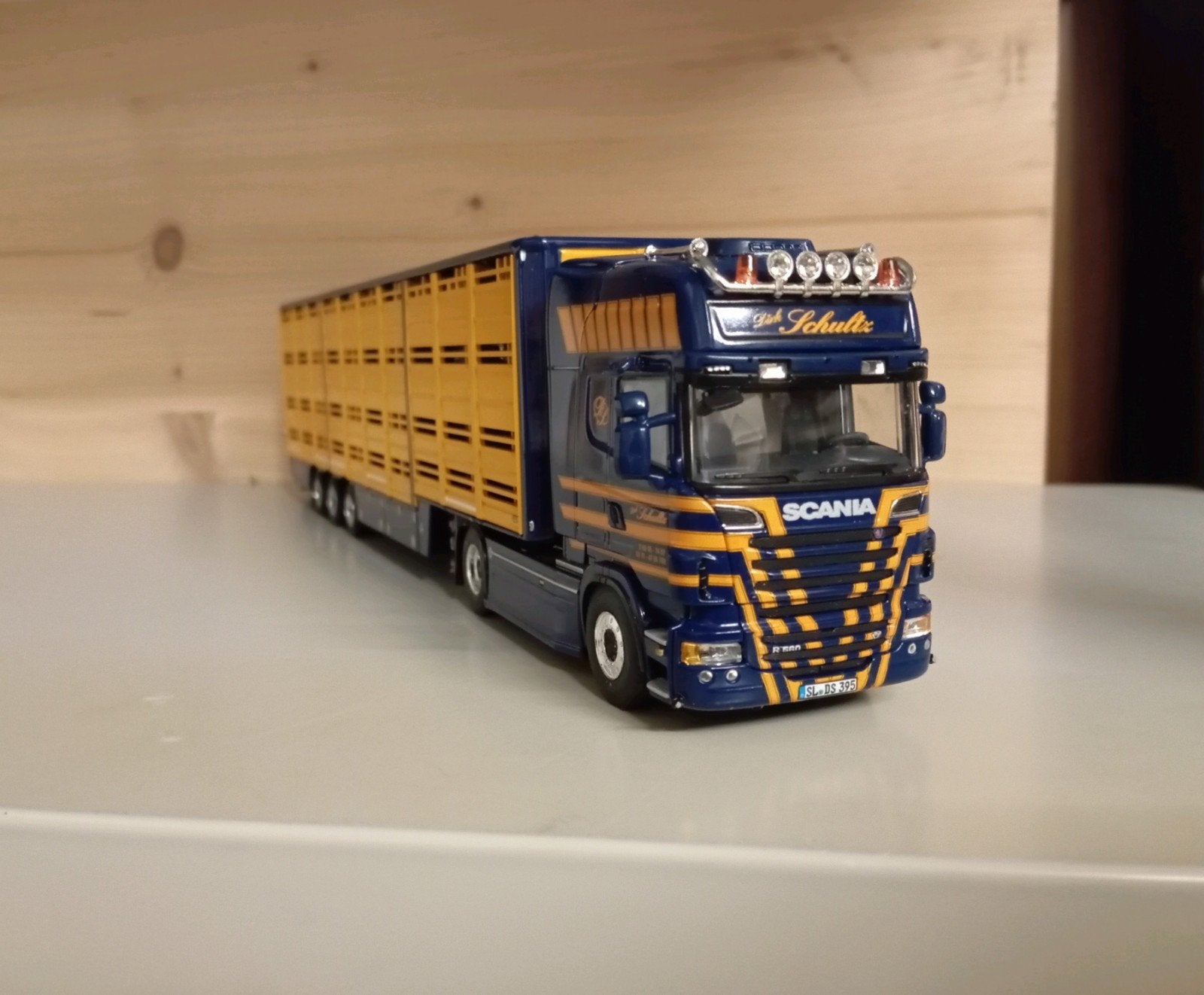 Scania R Dirk Schultz WSI, Ophalen of Verzenden, Nieuw, Bus of Vrachtwagen, Wsi
