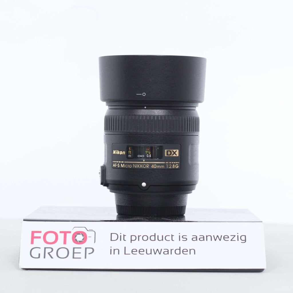 Nikon DX AF-S Micro NIKKOR 40mm F2.8 G (OCC-Leeuwarden), Foto-Groep, Luttekepoortstraat 26 3841 AX Harderwijk, Ophalen of Verzenden