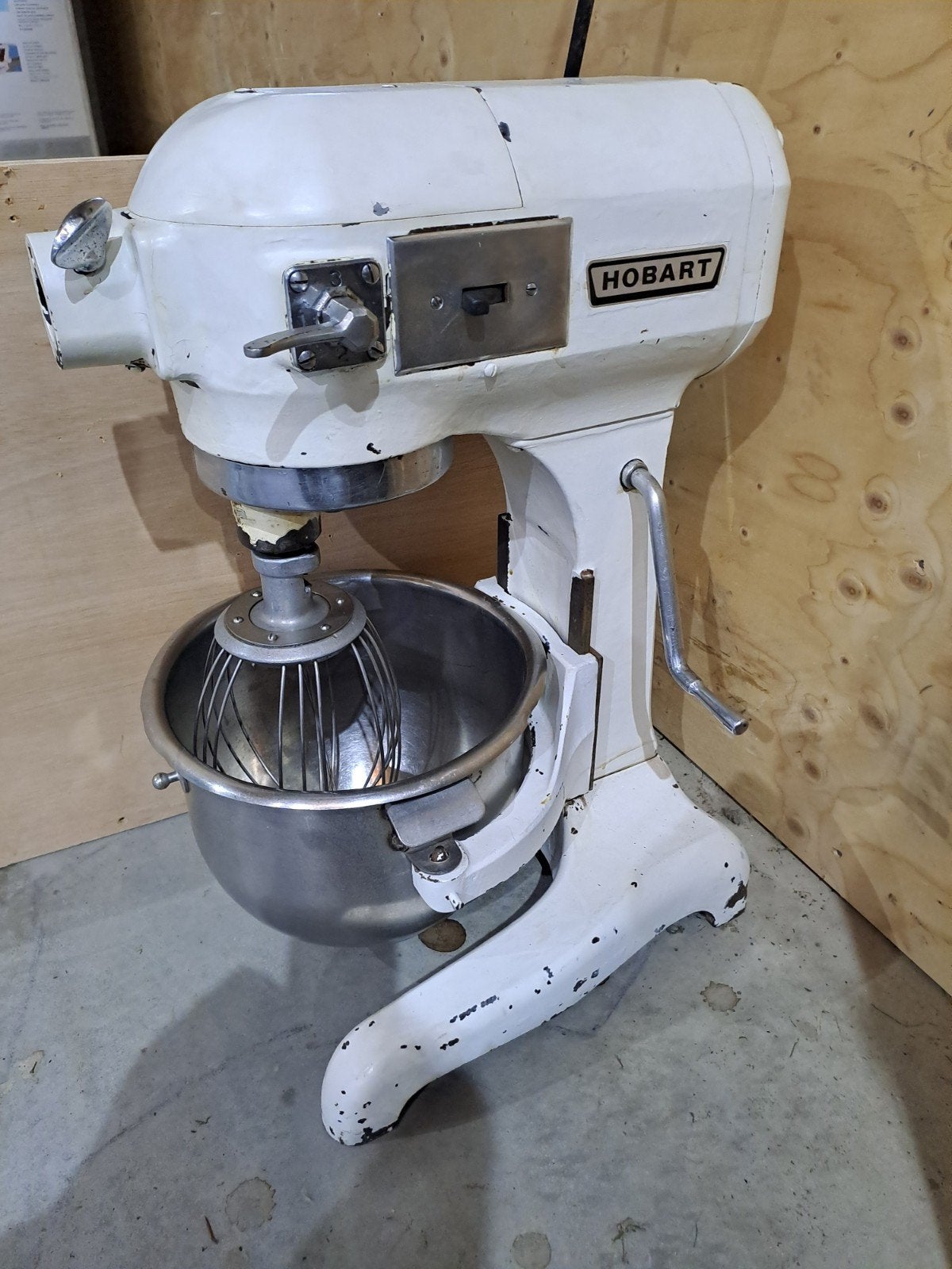 Robuuste Hobart A120 Professionele Mixer met Accessoires, 4 liter of meer, Ophalen of Verzenden, Gebruikt, 3 snelheden of meer