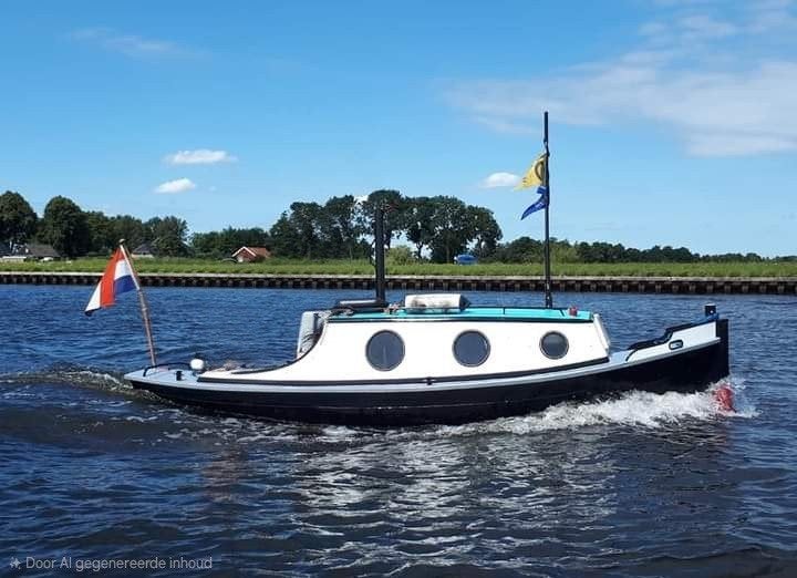 Opduwer ( omgebouwde vlet), Watersport en Boten, Vlet, Ophalen, Trailer