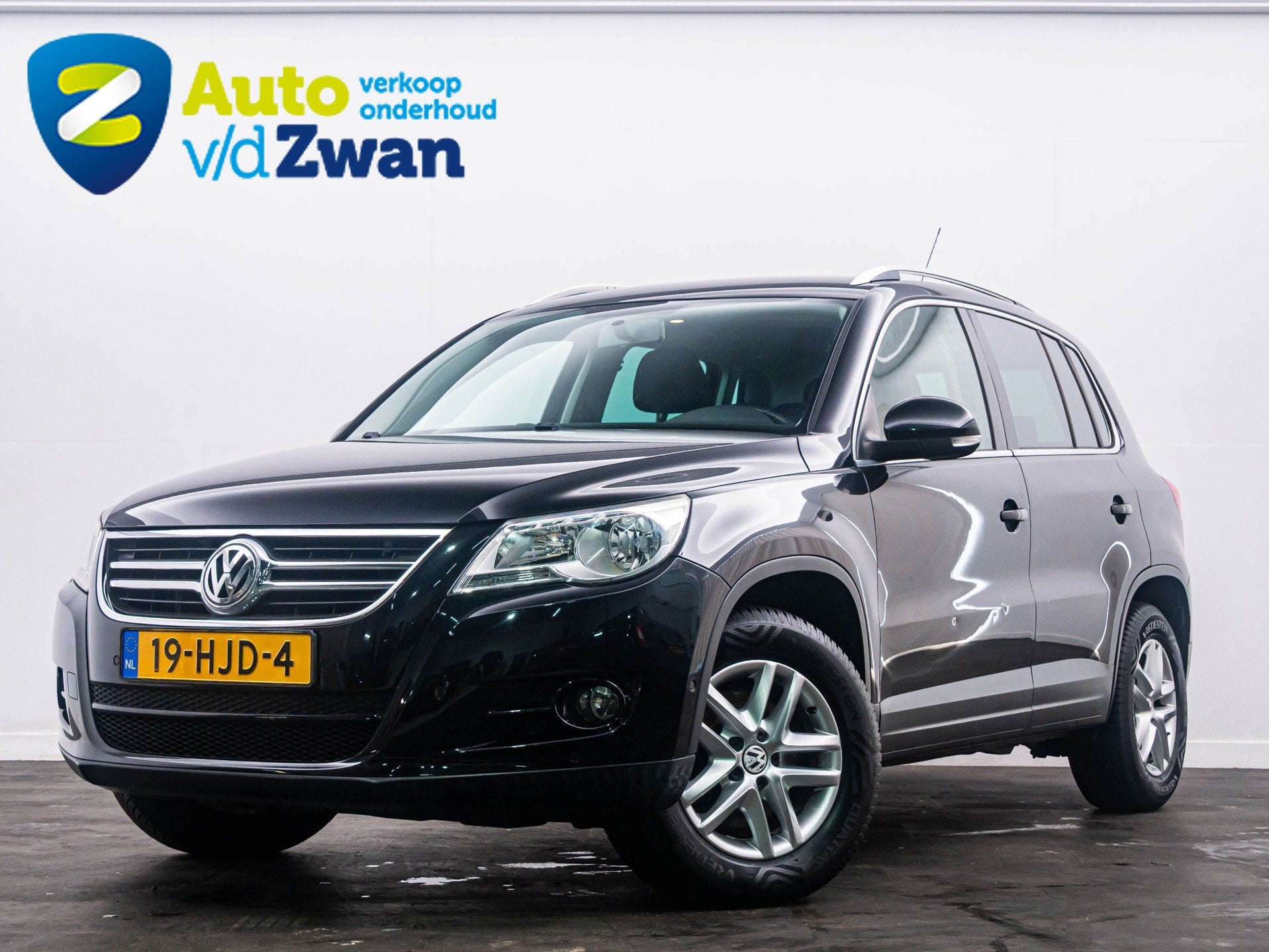 Volkswagen Tiguan 1.4 TSI Sport&Style 4Motion Clima|cruise!, Stof, Gebruikt, Zwart, 4 cilinders