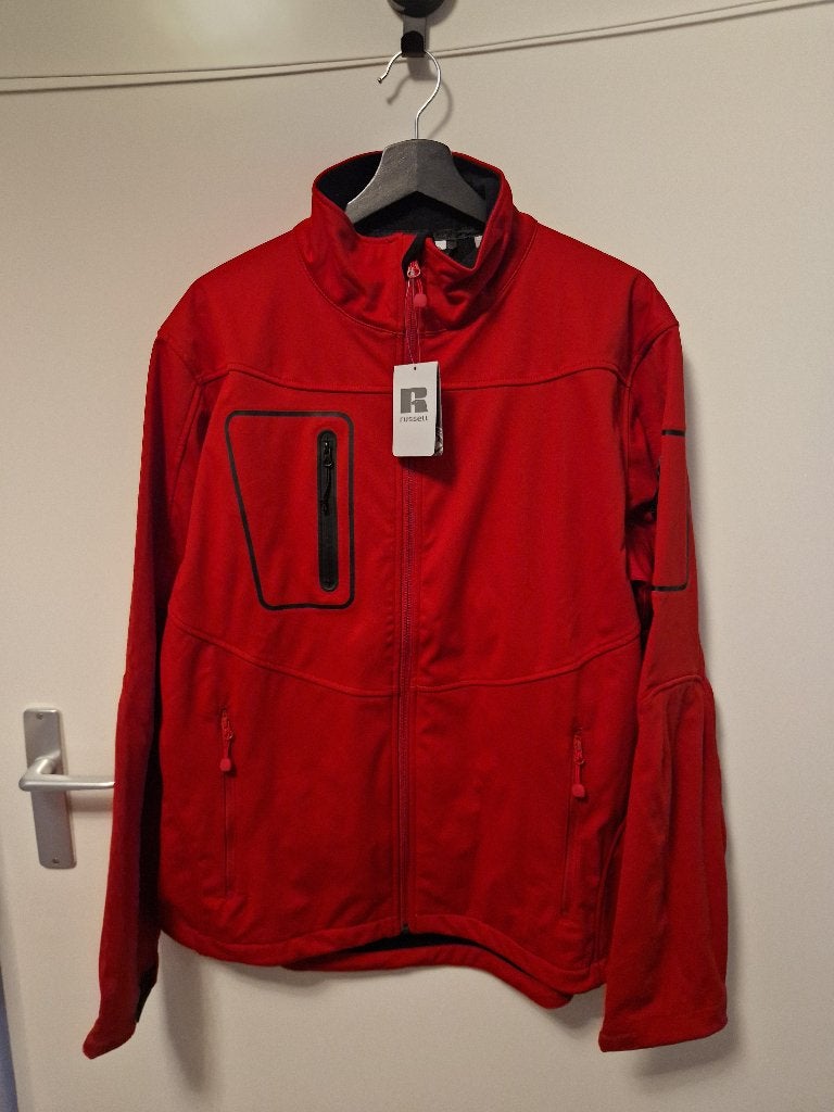 Russell sportshell 5000 maat S nieuw, Kleding | Heren, Jassen | Zomer, Nieuw, Ophalen of Verzenden, Russell, Rood