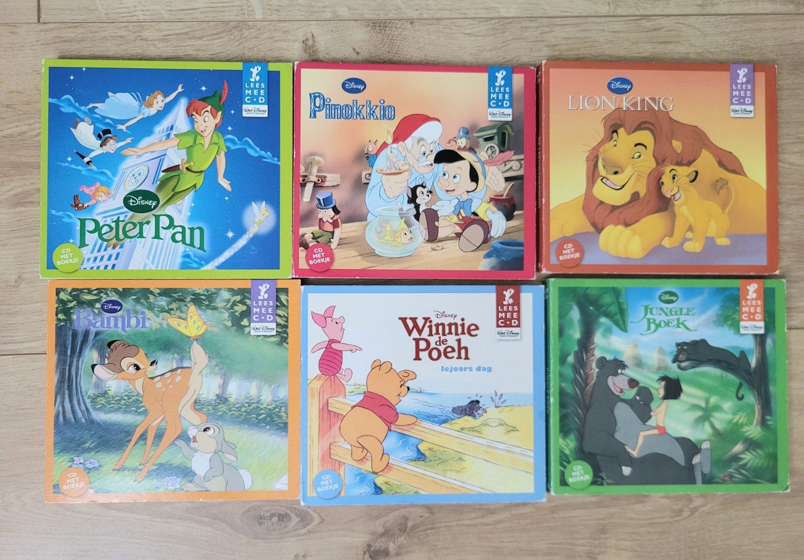 6 luister-cd's Disney (incl boekjes) - zgan!, Boeken, Ophalen of Verzenden, Cd, Kind