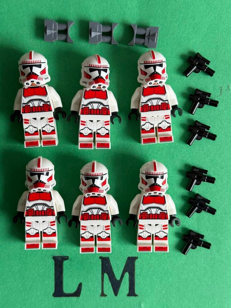 Lego Star Wars sw1305 Clone Shock Trooper Coruscant Guard 6X, Star Wars, Lego, Nieuw, Ophalen of Verzenden