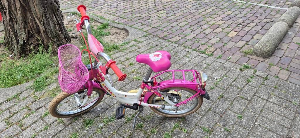 Batavus Twinkle meisjesfiets 16 inch, Ophalen, Zijwieltjes, Batavus, 16 tot 20 inch