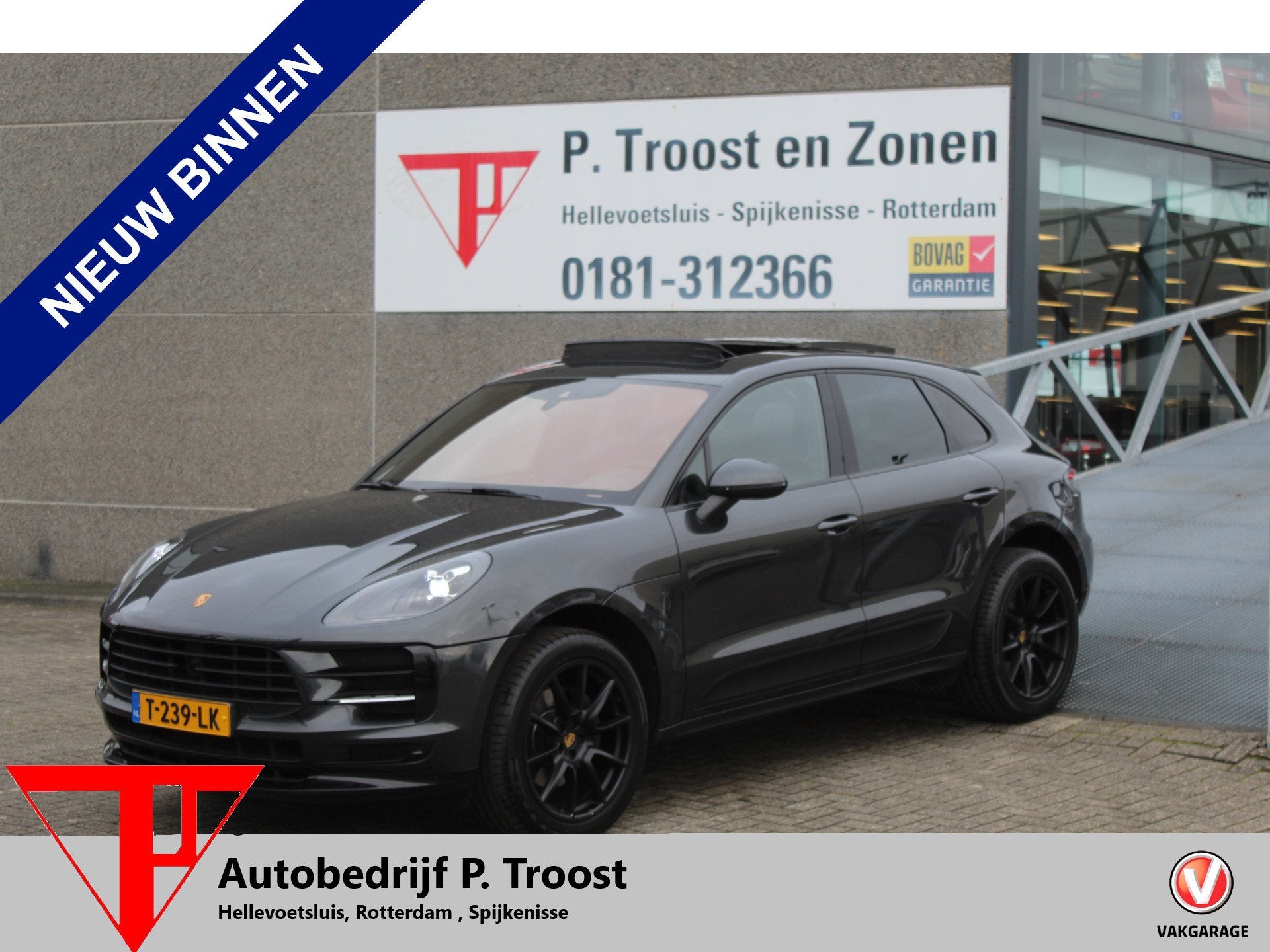 Porsche Macan 2.0 Panoramadak/Adaptive cruise control/Ledere, Automaat, 12 maanden, Gebruikt, Bedrijf