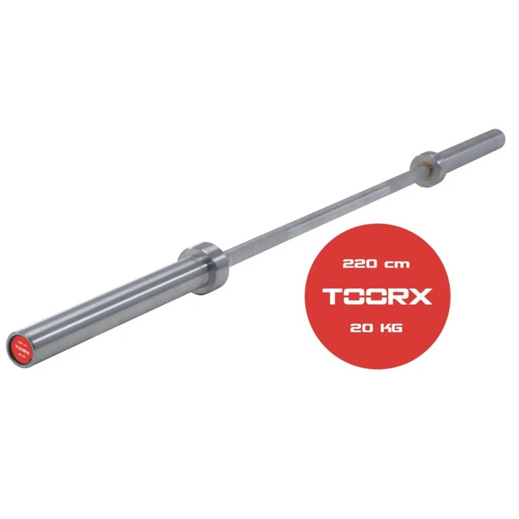 Toorx Fitness Olympische Halterstang 220 cm , 20 kg, Ophalen, Zo goed als nieuw, Metaal, Krachtstation