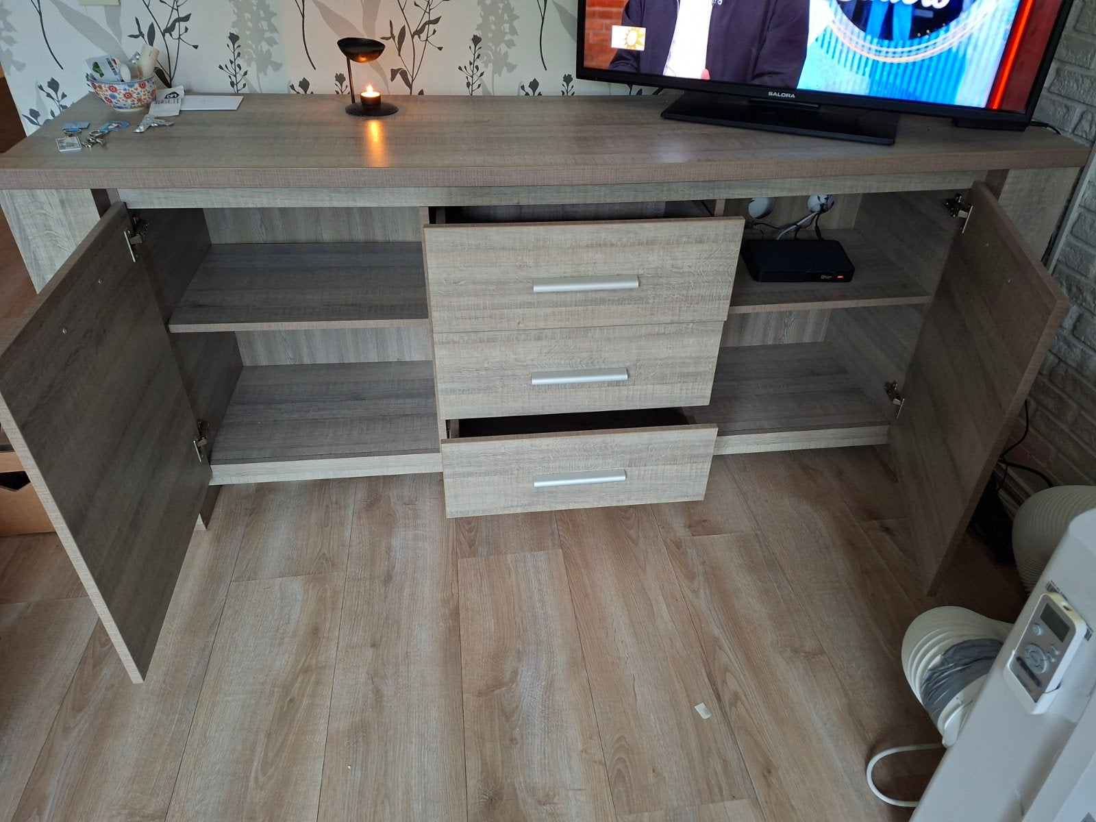 dressoir met lades en deuren - in goede staat, Ophalen, Modern, functioneel, 150 tot 200 cm, Zo goed als nieuw