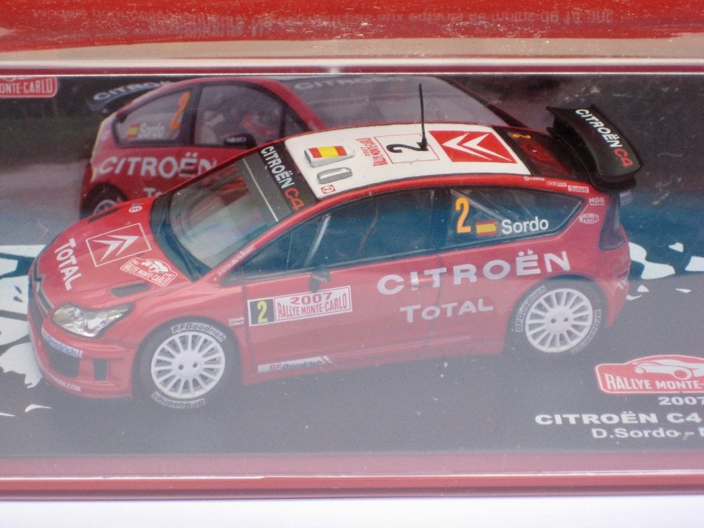 Citroen C4 WRC #2 Rally Monte Carlo 2007 Altaya 1:43, Ophalen of Verzenden, Nieuw, Auto, Overige merken