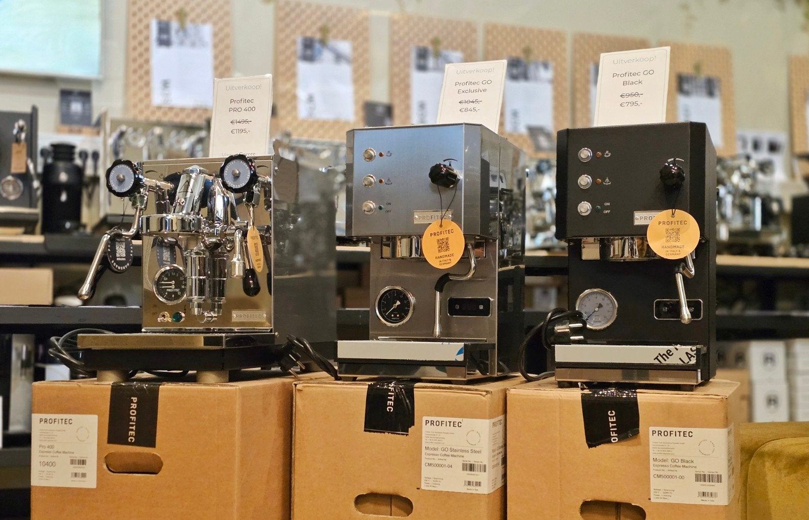 Profitec Pro 400, Profitec Go - Uitverkoop, Espresso apparaat, Nieuw, Ophalen of Verzenden, Info@profitec.de