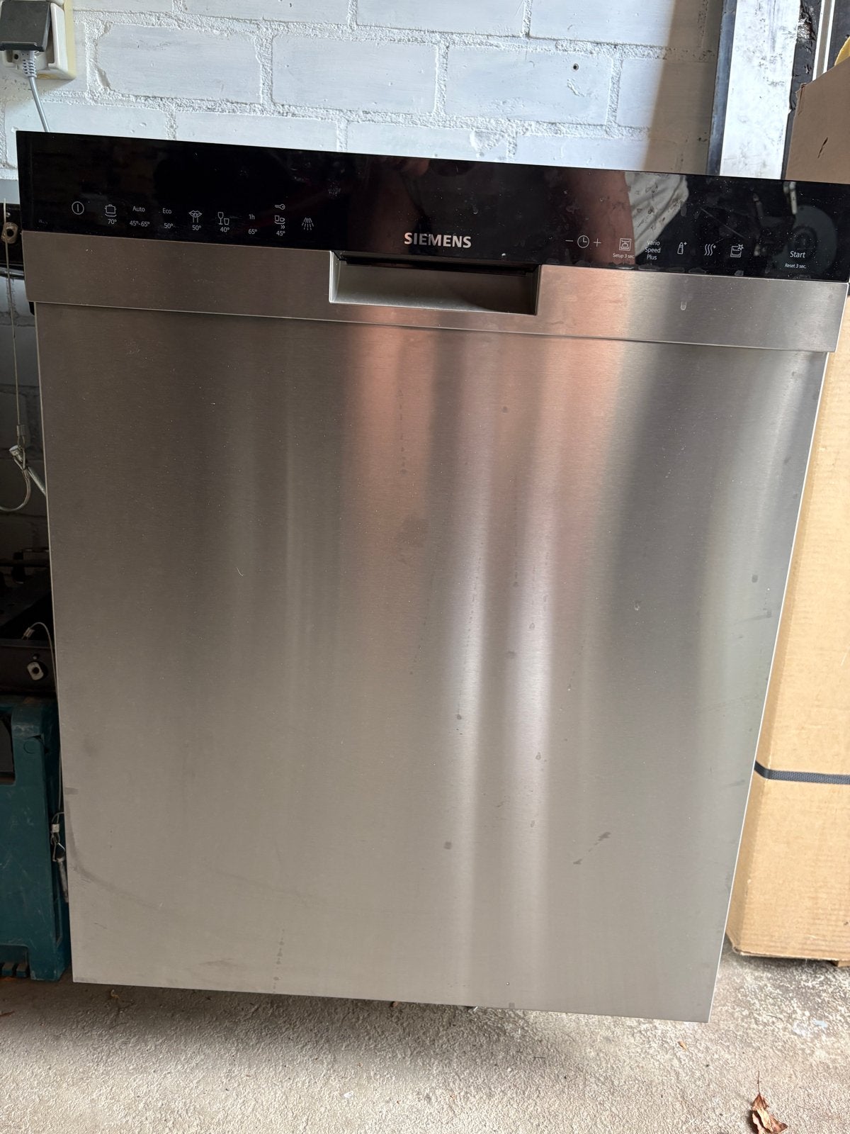 Siemens SN458S02ME Onderbouw Vaatwasser, Ophalen, Gebruikt, 60 cm of meer, Inbouw