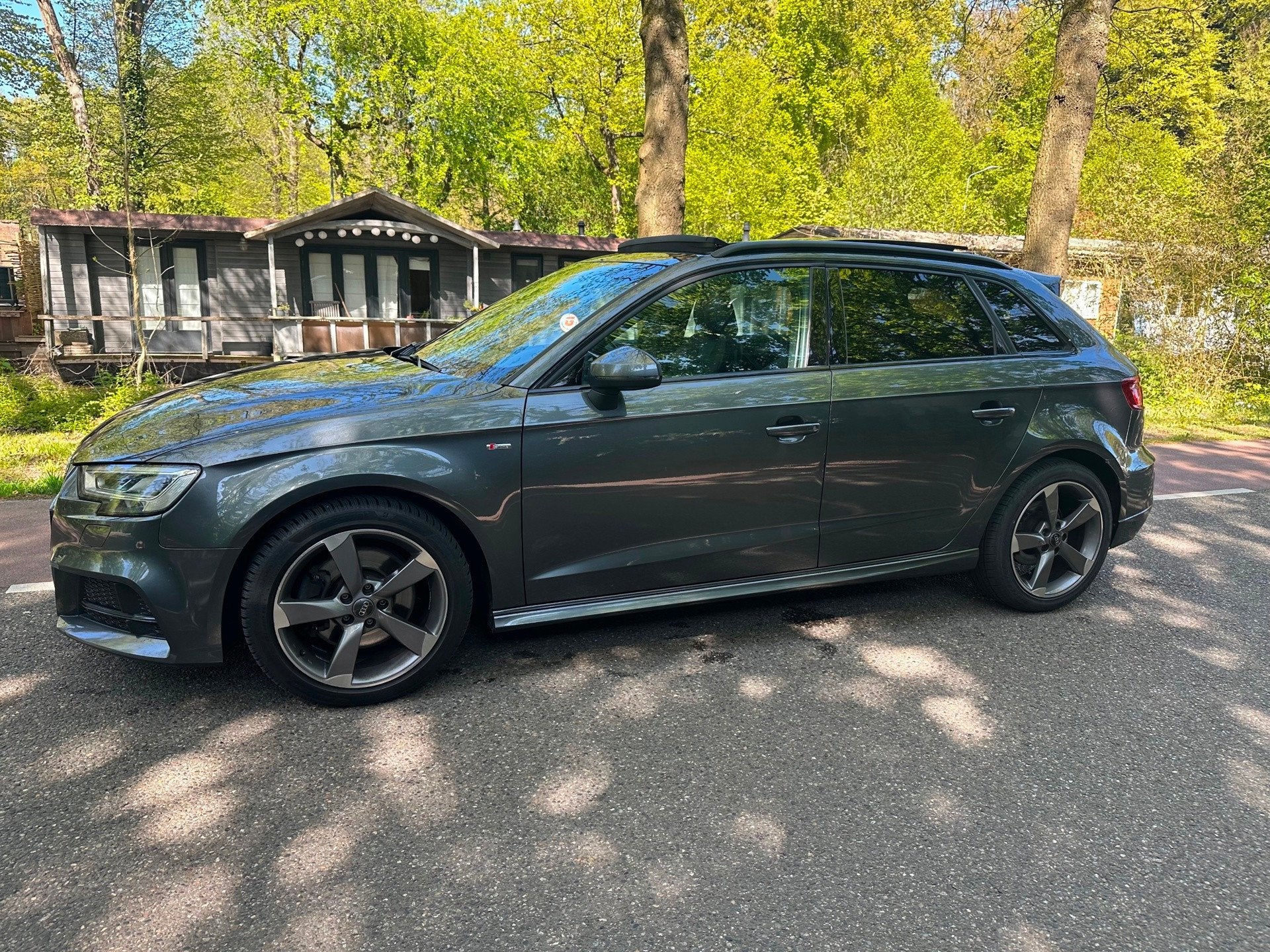 Audi A3 SPORTBACK 2.0 TDI 135kw 184pk Quattro GTD panoramada, Auto's, Audi, Automaat, Euro 6, 4 cilinders, Alcantara