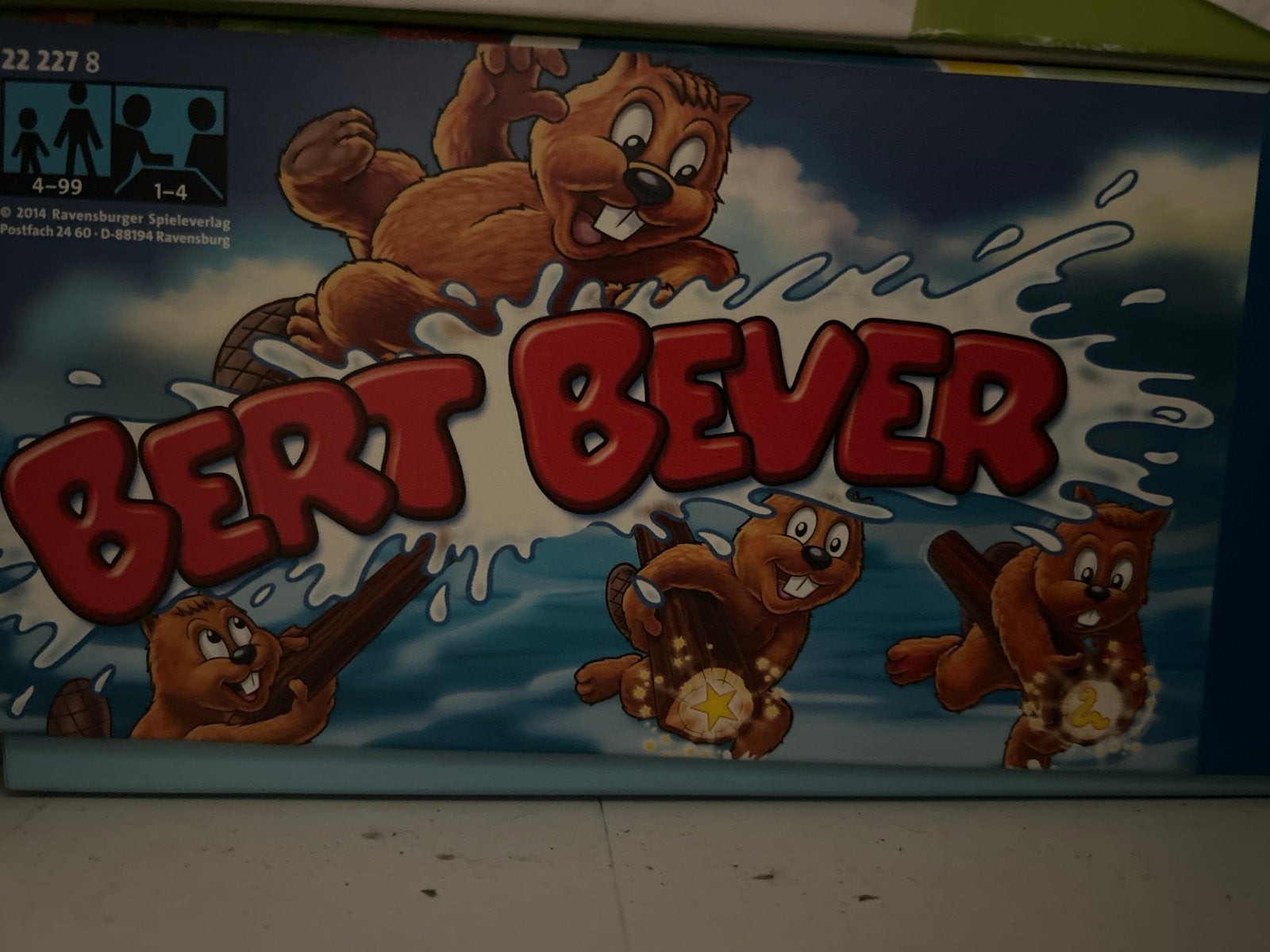 Bert Bever bordspel van Ravensburger, Drie of vier spelers, Ophalen, Gebruikt