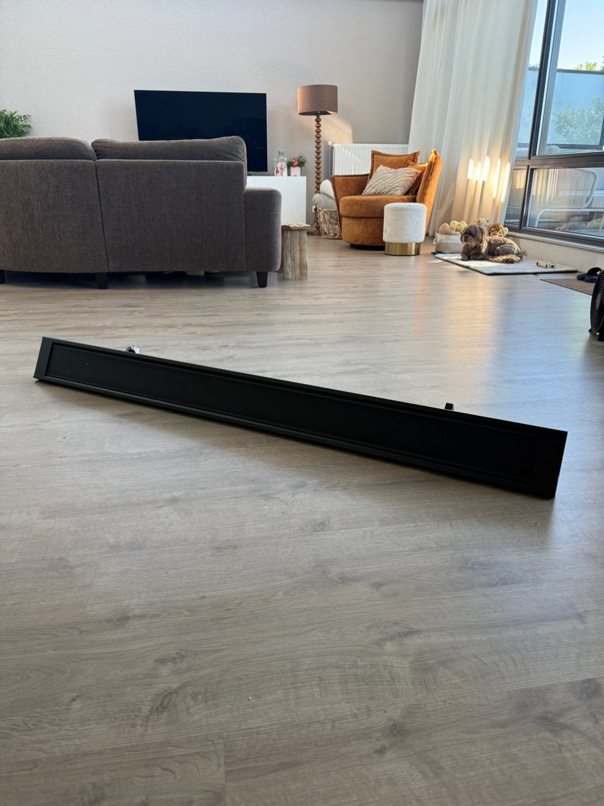 Terrasheater (1500 W) donkere infraroodstraler NIEUW!, Ophalen, Zo goed als nieuw, Elektrisch, Waterbestendig