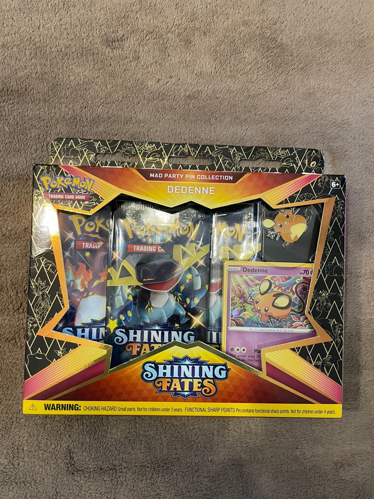 Shining fates. Dedenne pin collection, Ophalen of Verzenden, Zo goed als nieuw