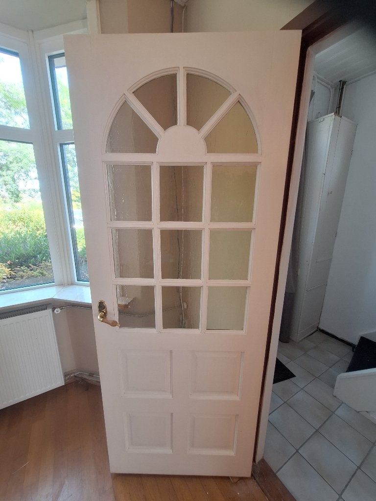 Diverse deuren met glas, Doe-het-zelf en Verbouw, Deuren en Horren, Ophalen, Gebruikt, 80 tot 100 cm, Binnendeur