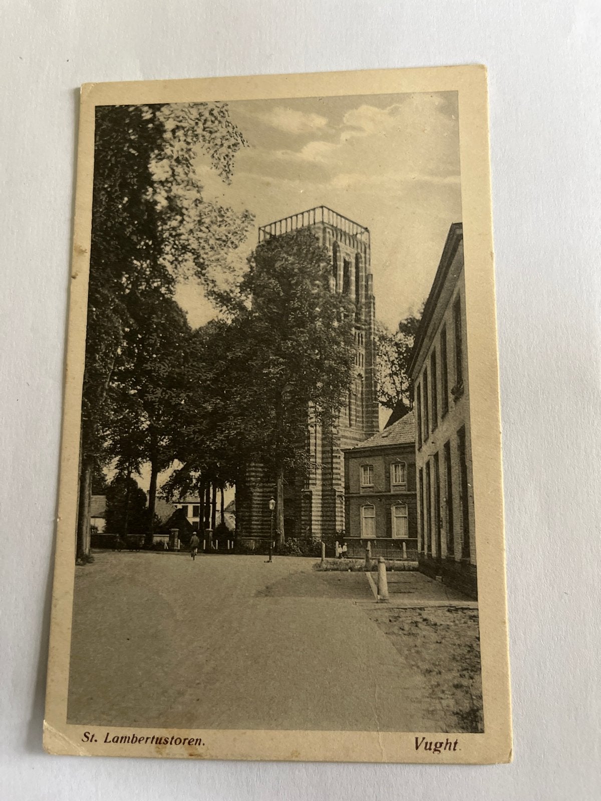 Ansichtkaart Vught St. Lambertustoren 1942, Verzamelen, Verzenden, 1940 tot 1960, Gelopen, Noord-Brabant