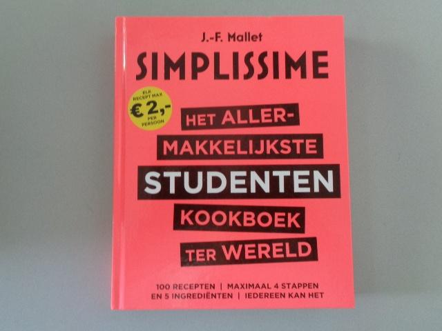 Simplissime - J. - F. Mallet / Studentenkookboek, J. - F. Mallet, Ophalen of Verzenden, Nederland en België, Hoofdgerechten