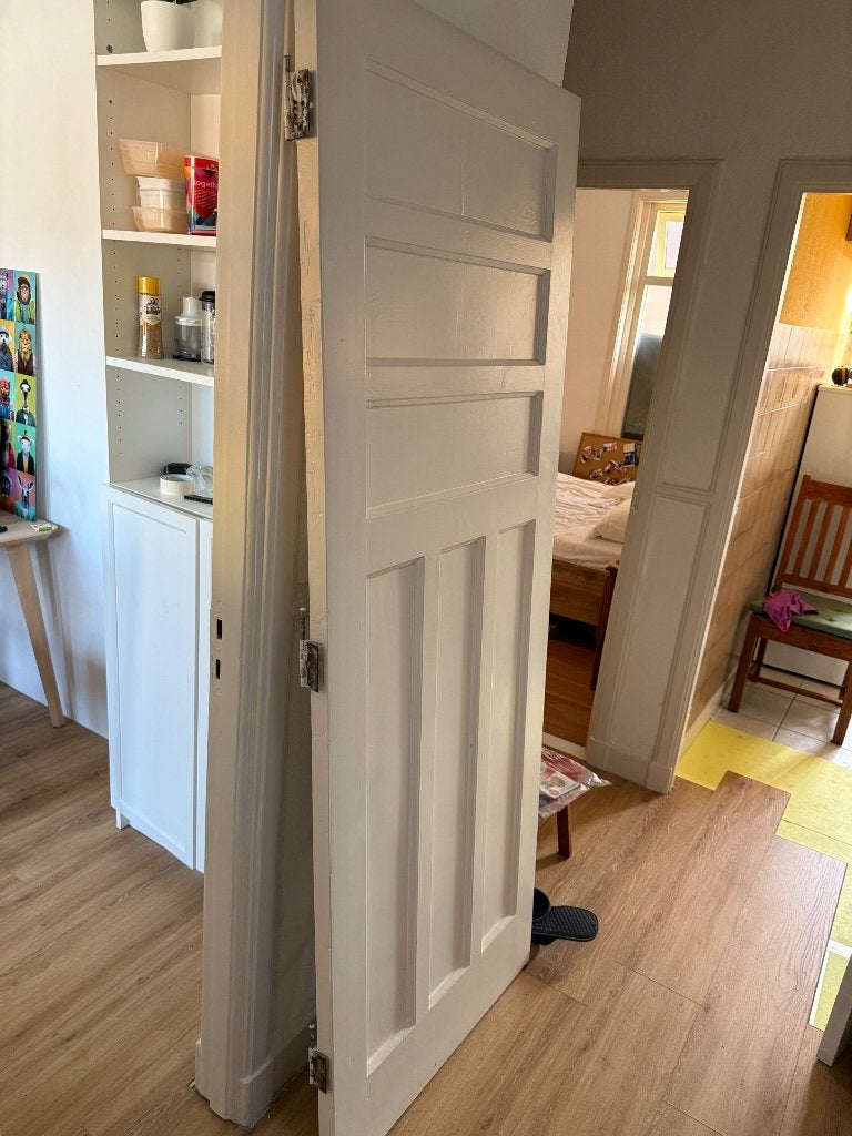 Bruynzeel kastdeur jaren 30', Ophalen, Gebruikt, Minder dan 80 cm, Binnendeur