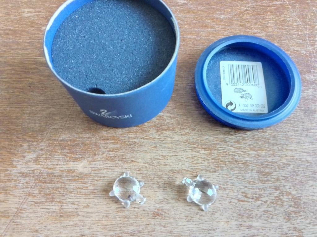 Swarovski schildpadjes, Verzamelen, Swarovski, Ophalen of Verzenden, Zo goed als nieuw, Figuurtje
