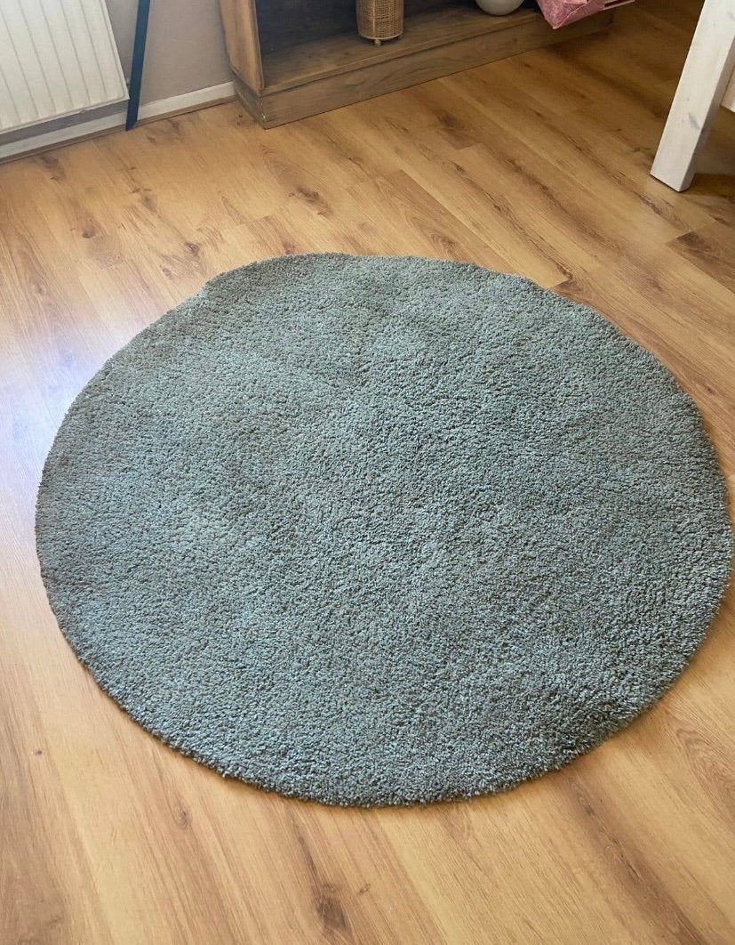 Ikea vloerkleed Adum., Huis en Inrichting, Ophalen, Gebruikt, 100 tot 150 cm, Rond