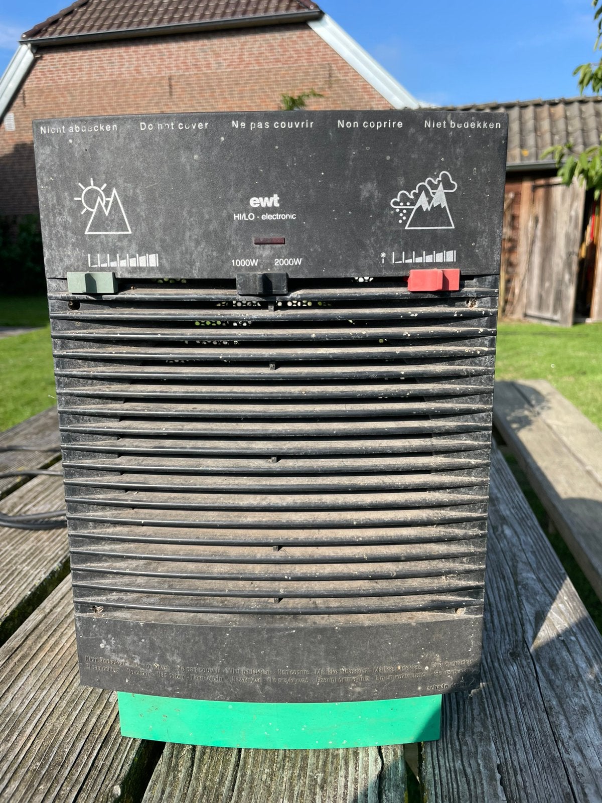 Kasverwarmer, Ophalen of Verzenden, Gebruikt, Elektrisch, Vloer