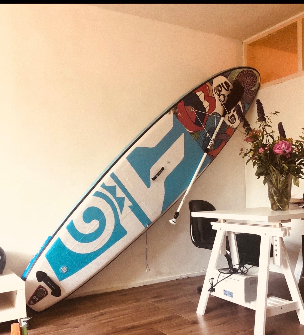 Starboard Opblaasbare SUP IGO Tikhine Sun 11.2, Ophalen of Verzenden, Gebruikt, SUP-boards