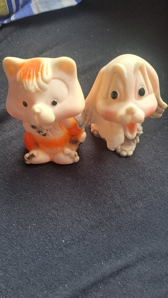 Rubber squeaky baby toy, Ophalen of Verzenden, Gebruikt